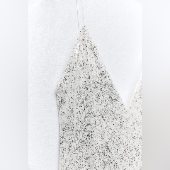 ZARA SEQUIN MIDI DRESS - Picture 9 of 9